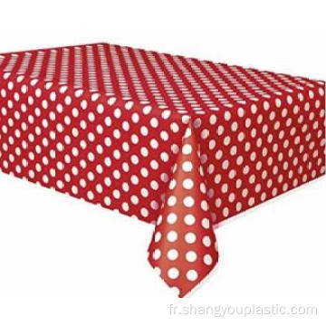 Wholesale couverture de table en plastique polka pois